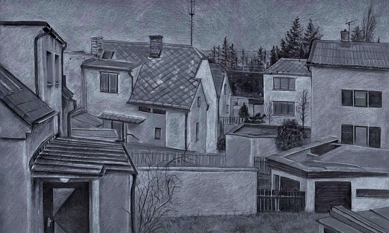 Pohled z okna